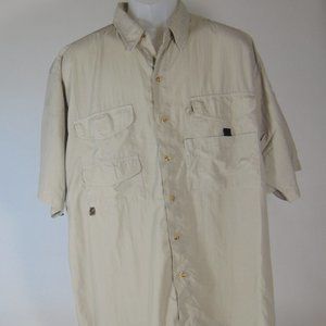 POLYESTER BUTTON-DOWN SHIRT